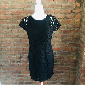 Club Monaco Witherbee Lace Cocktail Mini Dress